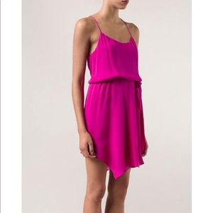 Haute Hippie racer back tank silk dress